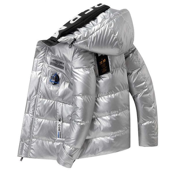 men's down parkas new winter men's parkas thickened cotton coat cotton-padded jackett men's bright fabric warm casual hooded, Black
men's down parkas new winter men's parkas thickened cotton coat cotton-padded jackett men's bright fabric warm casual hooded, Black