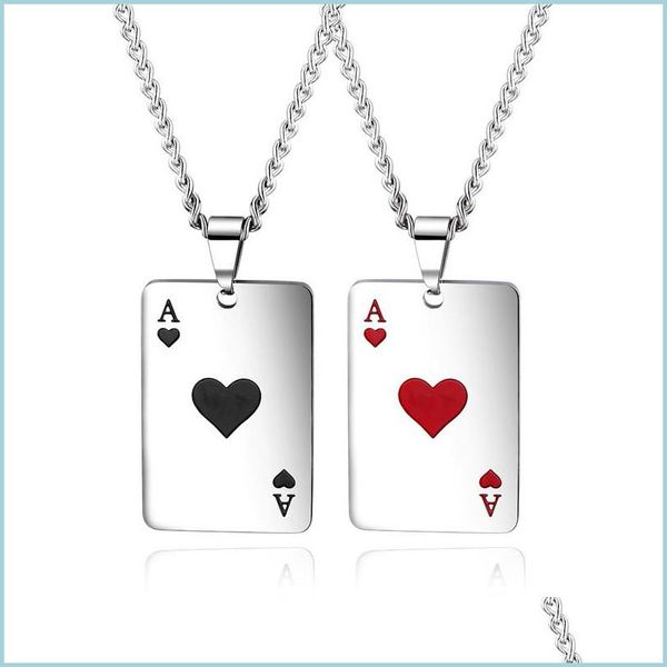 pendant necklaces lucky ace of spades mens necklace sier color tone poker pendant for male stainless steel casino fortune pla bdehome dhoqf, Silver
pendant necklaces lucky ace of spades mens necklace sier color tone poker pendant for male stainless steel casino fortune pla bdehome dhoqf, Silver