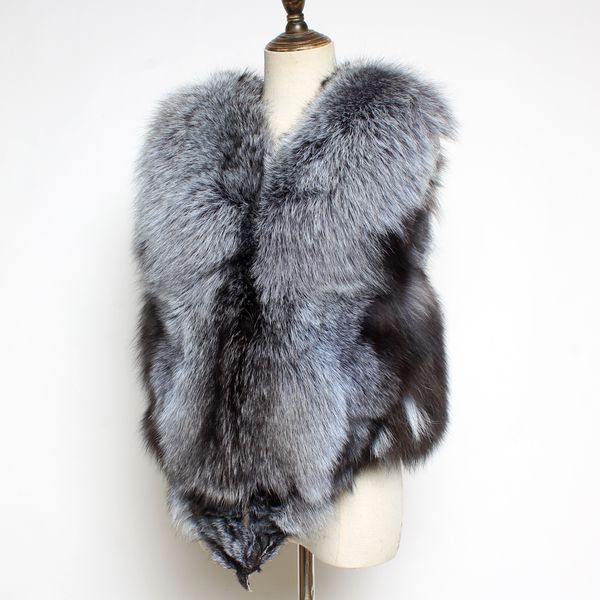 women's fur faux women natural real vest lady warm soft fluffy silver gilet outerwear fashion casual good quality jackets 221006, Black
women's fur faux women natural real vest lady warm soft fluffy silver gilet outerwear fashion casual good quality jackets 221006, Black