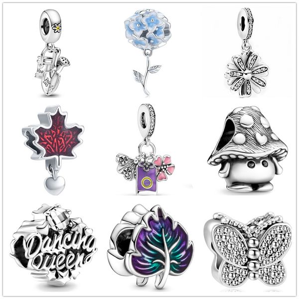 925 sterling silver dangle charm women beads jewelry gift wholesale new mushroom flower butterfly pendant bead fit pandora charms bracelet d, Bronze;silver 
925 sterling silver dangle charm women beads jewelry gift wholesale new mushroom flower butterfly pendant bead fit pandora charms bracelet d, Bronze;silver