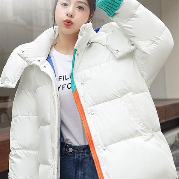 women's down parkas vielleicht winter women parkas jackets loose hooded thicken warm padded coat knit spliced female winter outwear jac, Black
women's down parkas vielleicht winter women parkas jackets loose hooded thicken warm padded coat knit spliced female winter outwear jac, Black