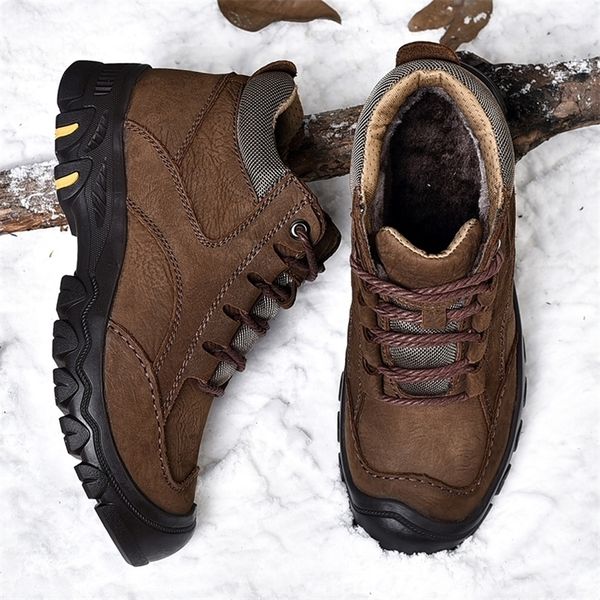 boots outdoor mens shoes genuine leather hiking shoes men handmade nonslip warm winter boots for men winter snow boots 221007, Black
boots outdoor mens shoes genuine leather hiking shoes men handmade nonslip warm winter boots for men winter snow boots 221007, Black