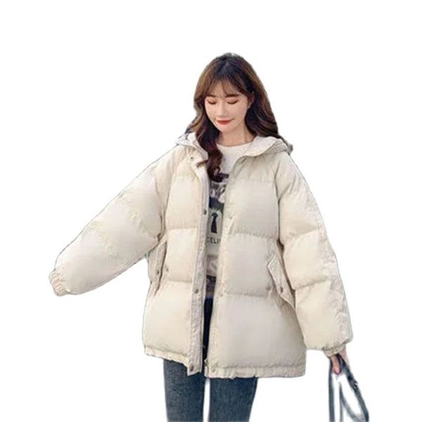 women's down parkas short winter jacket women warm hooded down cotton jacket parkas female casual loose outwear korean cotton-padded wi, Black
women's down parkas short winter jacket women warm hooded down cotton jacket parkas female casual loose outwear korean cotton-padded wi, Black