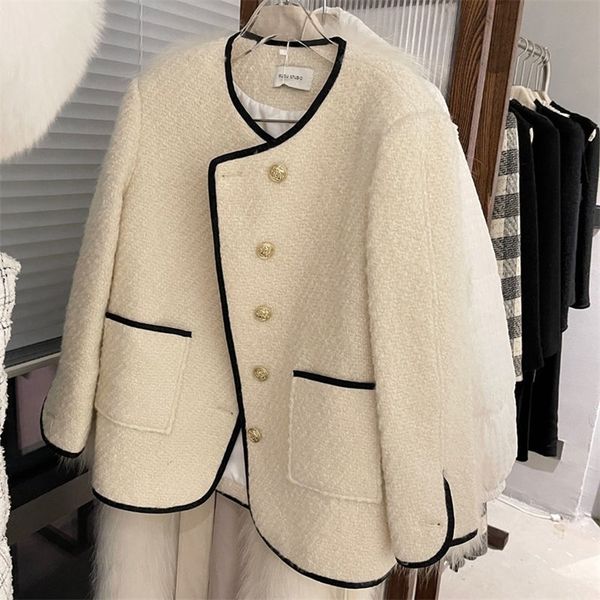 womens jackets france vintage tweed jacket white y2k basic jacket spring clothes for techwear plus size women clothing winter outerwear 2210, Black;brown
womens jackets france vintage tweed jacket white y2k basic jacket spring clothes for techwear plus size women clothing winter outerwear 2210, Black;brown