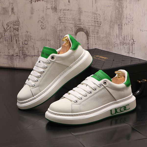 luxury designers dress wedding party shoes fashion white vulcanize breathable non-slip casual sneakers round toe thick bottom business leisu, Black
luxury designers dress wedding party shoes fashion white vulcanize breathable non-slip casual sneakers round toe thick bottom business leisu, Black