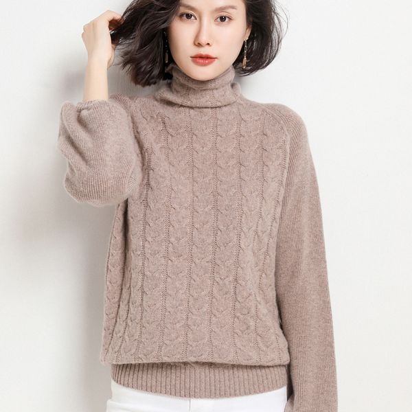 women's knits tees autumn and winter cashmere sweater woman pile collar pullover 100 pure wool thick sweater loose large size warm knit, White
women's knits tees autumn and winter cashmere sweater woman pile collar pullover 100 pure wool thick sweater loose large size warm knit, White