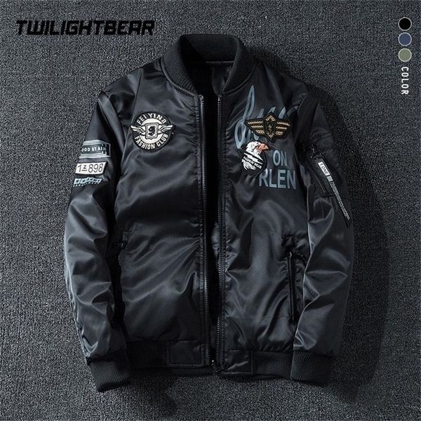 mens jackets mens bomber jacket coat male both sides wear embroidery oversized 7xl casual pilot jacket streetwear men brand clothing hyb3 22, Black;brown
mens jackets mens bomber jacket coat male both sides wear embroidery oversized 7xl casual pilot jacket streetwear men brand clothing hyb3 22, Black;brown