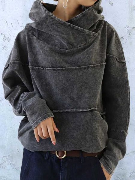 womens hoodies sweatshirts ebaihui 2021 fashionable autumn tooling splicing sweatshirt casual loose wash denim top solid color simple long sleeve female 20262, Grey
womens hoodies sweatshirts ebaihui 2021 fashionable autumn tooling splicing sweatshirt casual loose wash denim top solid color simple long sleeve female 20262, Grey