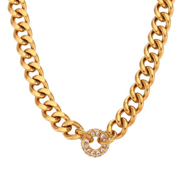 zircon pendant cuban chain bracelet stainless steel plated 18 karat gold female designer necklace necklace, Silver
zircon pendant cuban chain bracelet stainless steel plated 18 karat gold female designer necklace necklace, Silver