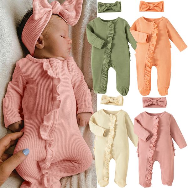 clothing sets cotton ribbed romper autumn winter born baby girls clothes ruffles jumpsuit for toddler rompers playsuits 221007, White
clothing sets cotton ribbed romper autumn winter born baby girls clothes ruffles jumpsuit for toddler rompers playsuits 221007, White