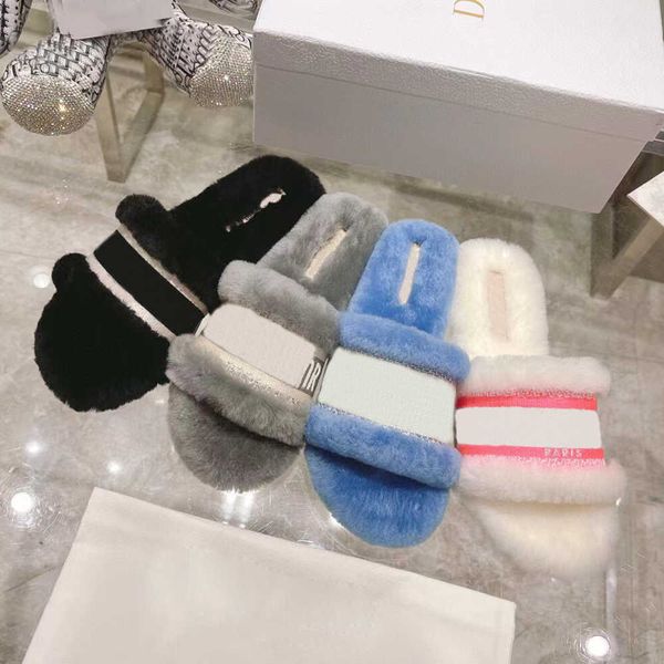 letter motif luxury wool slides slipper open toes slip-on fur with leather outsole sandals for women uxury designer shoe factory, Black
letter motif luxury wool slides slipper open toes slip-on fur with leather outsole sandals for women uxury designer shoe factory, Black