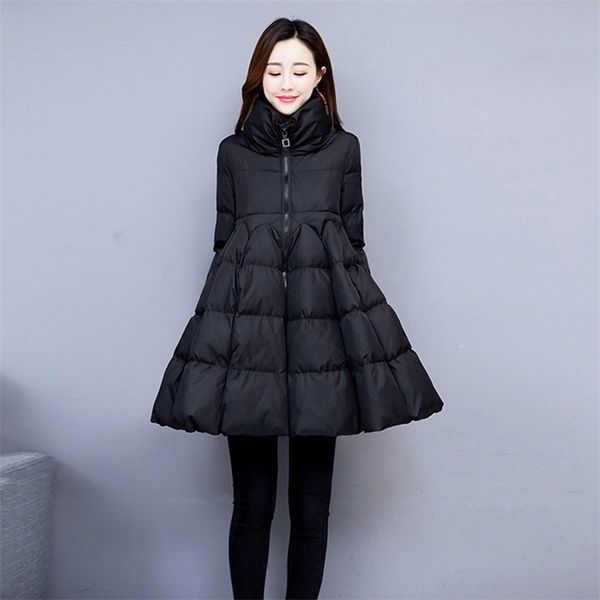 women's down parkas women winter jacket loose plus size coats women's cloak fashion a-line thick outwear female winter warm parka, Black
women's down parkas women winter jacket loose plus size coats women's cloak fashion a-line thick outwear female winter warm parka, Black