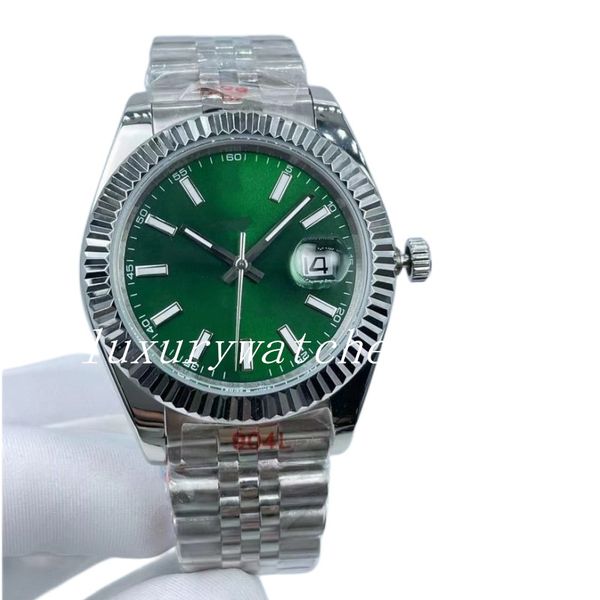 men watch 41mm classic green dial jubilee 2813 movement luxury automatic mechanical fashion business sapphire wristwatch rolcon, Slivery;brown
men watch 41mm classic green dial jubilee 2813 movement luxury automatic mechanical fashion business sapphire wristwatch rolcon, Slivery;brown
