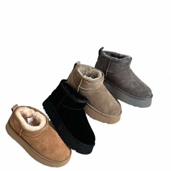 ultra mini platform boot designer woman winter ankle australia snow boots thick bottom real leather warm fluffy booties with fur r3hy#, Black
ultra mini platform boot designer woman winter ankle australia snow boots thick bottom real leather warm fluffy booties with fur r3hy#, Black