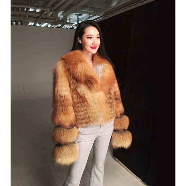 women's fur faux winter women genuine short coat lady fashion real red jacket luxury natural stripe plus long sleeve 221006, Black
women's fur faux winter women genuine short coat lady fashion real red jacket luxury natural stripe plus long sleeve 221006, Black