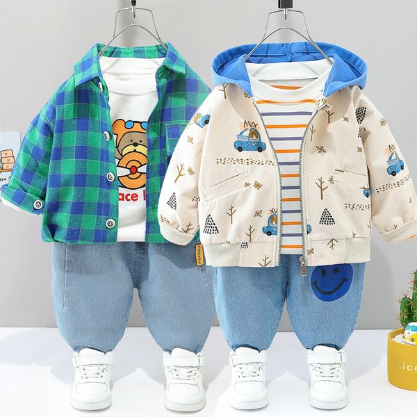 clothing sets spring and autumn children s infant suit boys girls letter printed long sleeve zipper jacket trousers set 221007, White
clothing sets spring and autumn children s infant suit boys girls letter printed long sleeve zipper jacket trousers set 221007, White