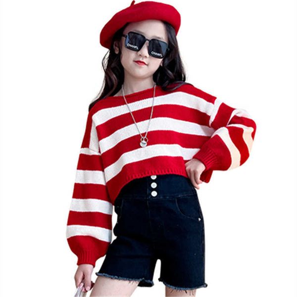 pullover young girls new fashion red white patchwork striped sweater pullover round-neck knitting children deals autumn clothes l221007, Blue
pullover young girls new fashion red white patchwork striped sweater pullover round-neck knitting children deals autumn clothes l221007, Blue