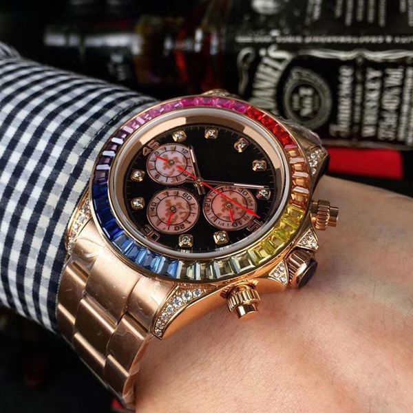 classic mens diamond watch automatic mechanical watches 43mm wristwatch business wristwatch steel strap waterproof design orologi di lusso, Slivery;brown
classic mens diamond watch automatic mechanical watches 43mm wristwatch business wristwatch steel strap waterproof design orologi di lusso, Slivery;brown