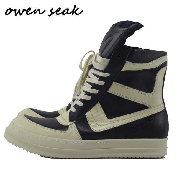 owen seak men high ankle luxury trainers genuine leather winter boots women lace up casual sneaker zip flats black white shoes
owen seak men high ankle luxury trainers genuine leather winter boots women lace up casual sneaker zip flats black white shoes