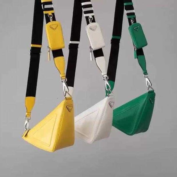 designer shoulder bags triangle pure color purse style two-in-one fashion bag high-quality soft leather pocket with wallet wide strap crossb
designer shoulder bags triangle pure color purse style two-in-one fashion bag high-quality soft leather pocket with wallet wide strap crossb