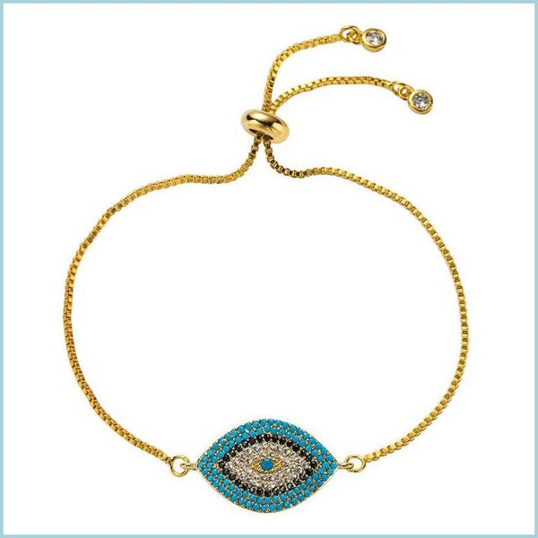 charm bracelets turkish evil eye bracelet pave cz cubic zircon blue gold color chain charm bracelets adjustable women party bangle je dhhsr, Golden;silver
charm bracelets turkish evil eye bracelet pave cz cubic zircon blue gold color chain charm bracelets adjustable women party bangle je dhhsr, Golden;silver
