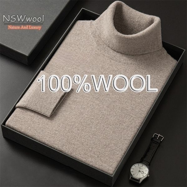 men's sweaters men's luxury turtleneck sweater autumn winter rollneck warm for men 100 merino pure wool knitted sweater keep warm, White;black
men's sweaters men's luxury turtleneck sweater autumn winter rollneck warm for men 100 merino pure wool knitted sweater keep warm, White;black