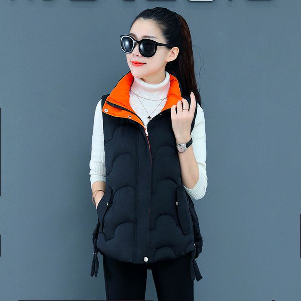 women's vests 0423 winter vest women short vest waitcoat female slim down cotton bodywarmer vest coat female casual sleeveless jacket z, Black;white
women's vests 0423 winter vest women short vest waitcoat female slim down cotton bodywarmer vest coat female casual sleeveless jacket z, Black;white