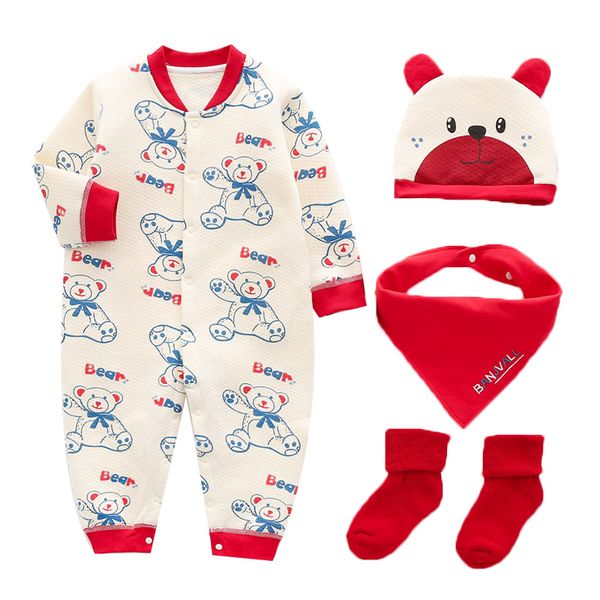 clothing sets winter thicken baby 5pieces cotton romper hat socks bibs born girl boy clothes gift set 221007, White
clothing sets winter thicken baby 5pieces cotton romper hat socks bibs born girl boy clothes gift set 221007, White