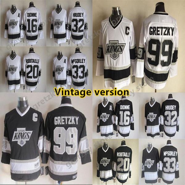hockey men's los angeles kings vintage version jerseys 16 dionne 32 hrudey 99 gretzky 33 mcsorley 20 robitaille ccm hockey jersey, Black
hockey men's los angeles kings vintage version jerseys 16 dionne 32 hrudey 99 gretzky 33 mcsorley 20 robitaille ccm hockey jersey, Black