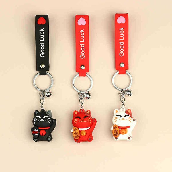 keychains spring festival gift cute silicone doll car pendant bag cartoon fortune cat key chain, Silver
keychains spring festival gift cute silicone doll car pendant bag cartoon fortune cat key chain, Silver