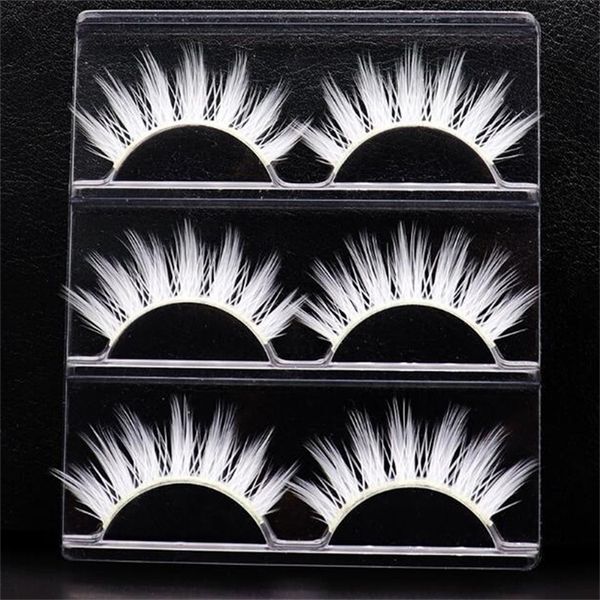 false eyelashes hbzgtlad 3pair white cosplay makeup natural long cross strip eye lashes 221006
false eyelashes hbzgtlad 3pair white cosplay makeup natural long cross strip eye lashes 221006