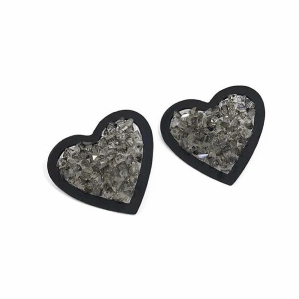 stud vintage irregar glass black heart shaped stud earring for woman luxury party unusual earrings fashion gift 206 d3 drop delivery dhoxi, Golden;silver
stud vintage irregar glass black heart shaped stud earring for woman luxury party unusual earrings fashion gift 206 d3 drop delivery dhoxi, Golden;silver