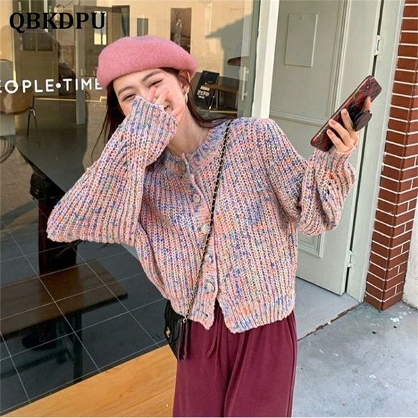 womens knits tees multicolor cropped knitted cardigan women korean fashion o neck loose long sleeve sweater korean design kawaii colorful kn, White
womens knits tees multicolor cropped knitted cardigan women korean fashion o neck loose long sleeve sweater korean design kawaii colorful kn, White