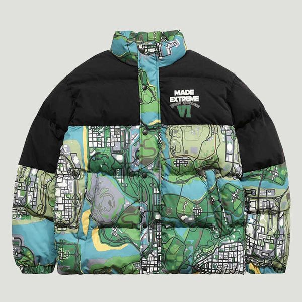 men's down parkas streetwear hip hop cotton padded parkas mens map digital printed embroid letter jackets winter casual loose warm coup, Black
men's down parkas streetwear hip hop cotton padded parkas mens map digital printed embroid letter jackets winter casual loose warm coup, Black