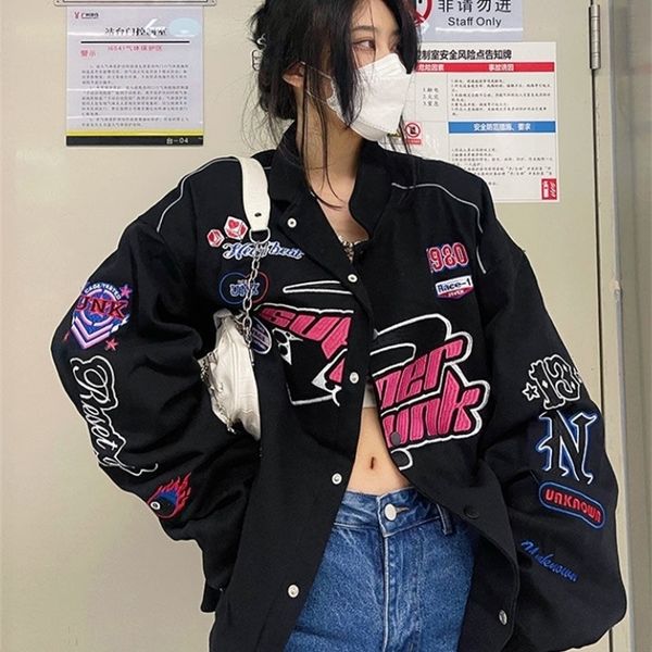 women's hoodies sweatshirts deeptown gothic punk embroidery sweatshirts women harajuku zip up oversize loose casual jacket vintage hip, Black
women's hoodies sweatshirts deeptown gothic punk embroidery sweatshirts women harajuku zip up oversize loose casual jacket vintage hip, Black