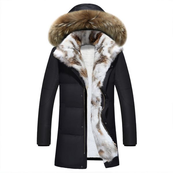 men's down parkas winter jacket men men's long down coat fashion big hair collar thicker warmth hooded leisure park jacket plus si, Black
men's down parkas winter jacket men men's long down coat fashion big hair collar thicker warmth hooded leisure park jacket plus si, Black