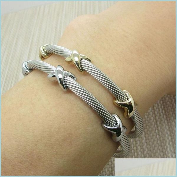 bangle bracelet jewelry wholesale individual steel wire bracelets x shape titanium stainless men bangle drop delivery 2021 carshop2006 dhqrb, Black
bangle bracelet jewelry wholesale individual steel wire bracelets x shape titanium stainless men bangle drop delivery 2021 carshop2006 dhqrb, Black