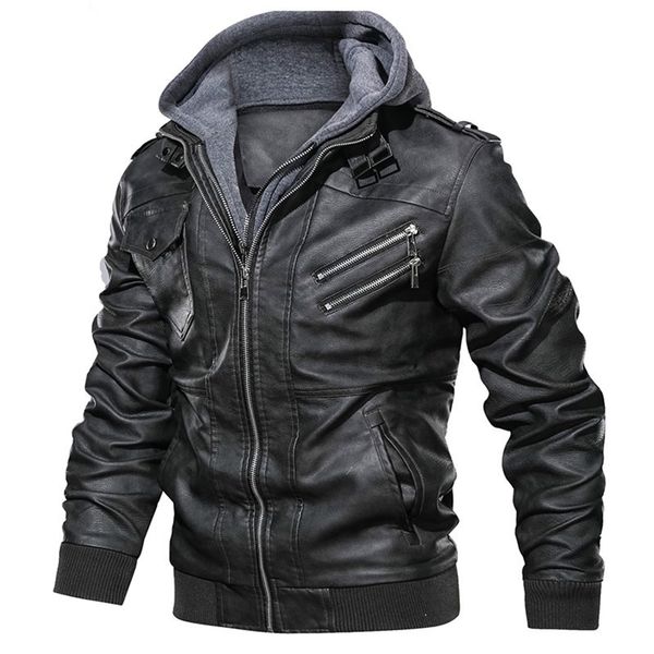 men's leather faux drop oblique zipper motorcycle jacket brand military autumn pu jackets coat european size s-5xl 221007, Black
men's leather faux drop oblique zipper motorcycle jacket brand military autumn pu jackets coat european size s-5xl 221007, Black