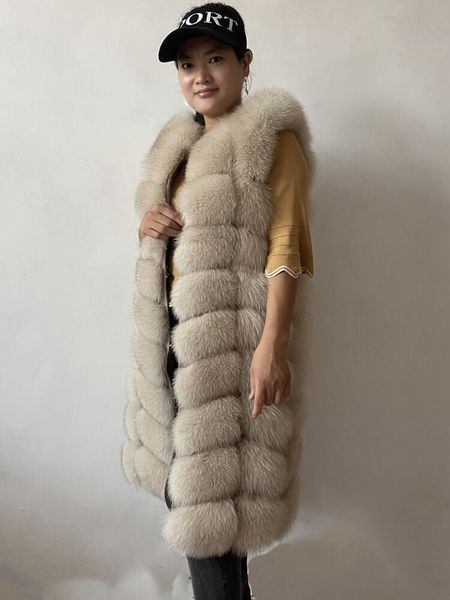women's fur faux beiziru woman winter real vest natural coat warm long waistcoat sleeveless custom extended jacket 221006, Black
women's fur faux beiziru woman winter real vest natural coat warm long waistcoat sleeveless custom extended jacket 221006, Black
