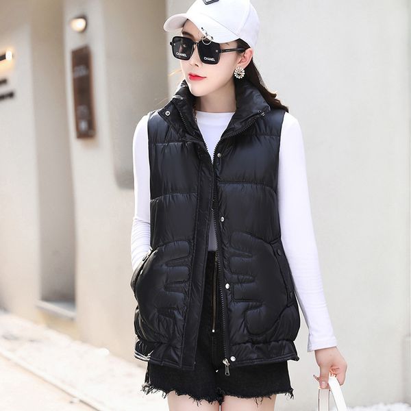 women's vests 0477 black white blue khaki outerwear vest coat women warm thick sleeveless jacket female down cotton waistcoat female wi
women's vests 0477 black white blue khaki outerwear vest coat women warm thick sleeveless jacket female down cotton waistcoat female wi