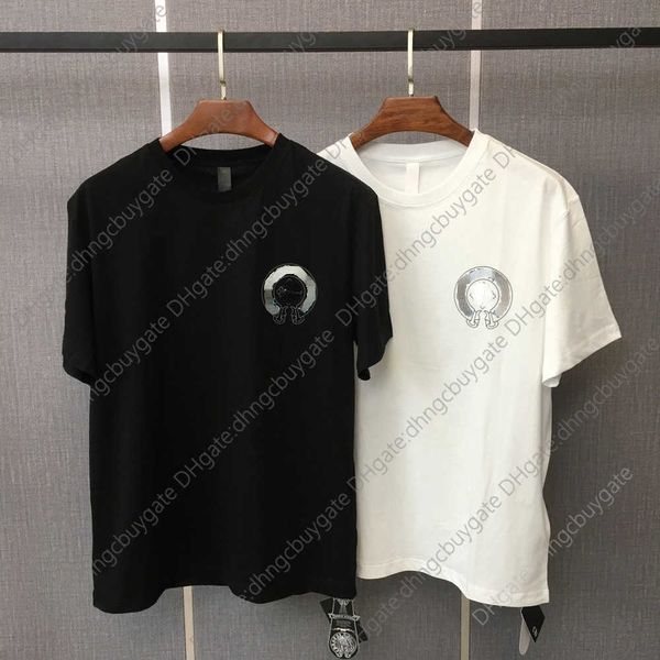 men's t-shirt designer ch and women's same summer fashion brand cross horseshoe sanskrit printing net red star sleeve mens clothes, White;black
men's t-shirt designer ch and women's same summer fashion brand cross horseshoe sanskrit printing net red star sleeve mens clothes, White;black