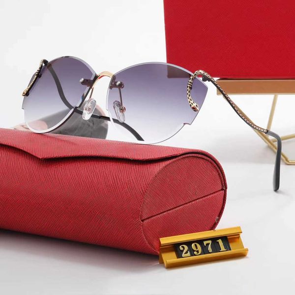 sunglasses sun glasses designer mens 2971 fashion luxury mirror print composite metal rimless optical frame classic ova gold for c046, White;black
sunglasses sun glasses designer mens 2971 fashion luxury mirror print composite metal rimless optical frame classic ova gold for c046, White;black