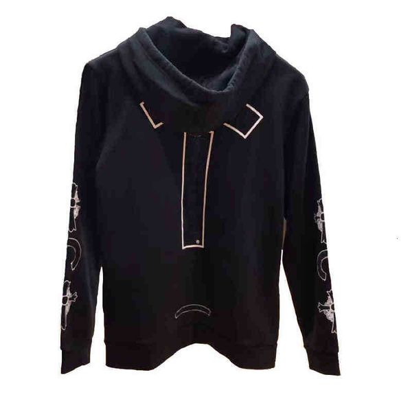 men's clothing fleece ch classic mens zipper hoodie good quality letter pattern printed casual long sleeve pocket men woman sweatshirts, Black
men's clothing fleece ch classic mens zipper hoodie good quality letter pattern printed casual long sleeve pocket men woman sweatshirts, Black