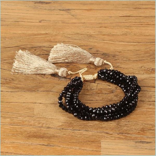 beaded strands bracelet for women gift mexican bracelets tassel pseras femme crystal jewelry drop delivery 2021 carshop2006 dhad3, Black
beaded strands bracelet for women gift mexican bracelets tassel pseras femme crystal jewelry drop delivery 2021 carshop2006 dhad3, Black