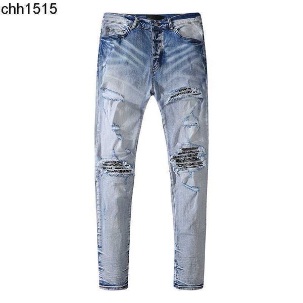amirs men's pants summer new fashion brand hole elastic slim fit casual men's jeans, Blue
amirs men's pants summer new fashion brand hole elastic slim fit casual men's jeans, Blue