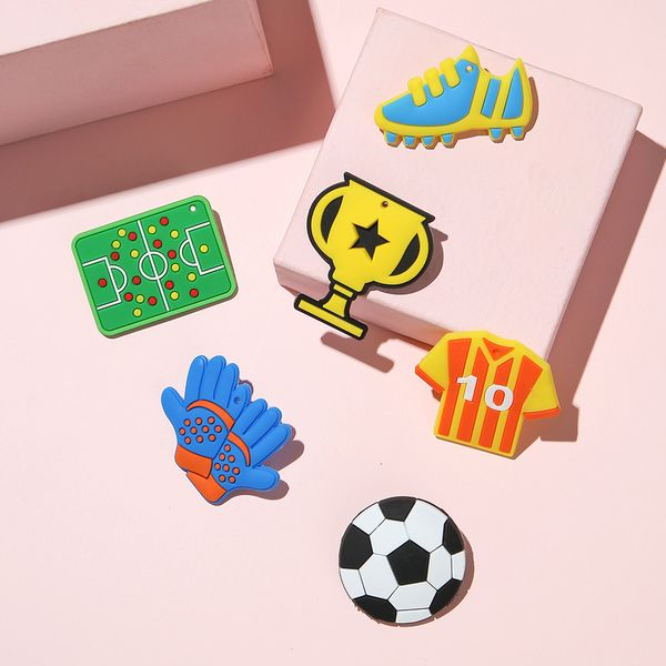 world cup theme brooch pins 6pcs/set cartoon plastic cement football trophy court gym glove shoes for girls boys gift pvc badges, Gray
world cup theme brooch pins 6pcs/set cartoon plastic cement football trophy court gym glove shoes for girls boys gift pvc badges, Gray