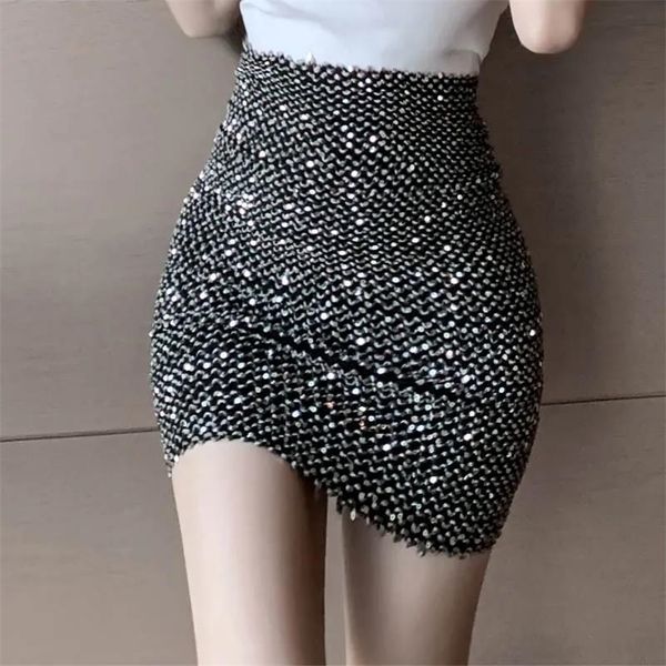 skirts summer fashion bling club women black sequin mini elasticity bodycon pencil short hip wrap party 221007
skirts summer fashion bling club women black sequin mini elasticity bodycon pencil short hip wrap party 221007