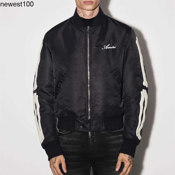 designer men's jackets fashion amirs bone pattern towel embroidery color personality trend baseball jacket pilot jacket, Black;brown
designer men's jackets fashion amirs bone pattern towel embroidery color personality trend baseball jacket pilot jacket, Black;brown