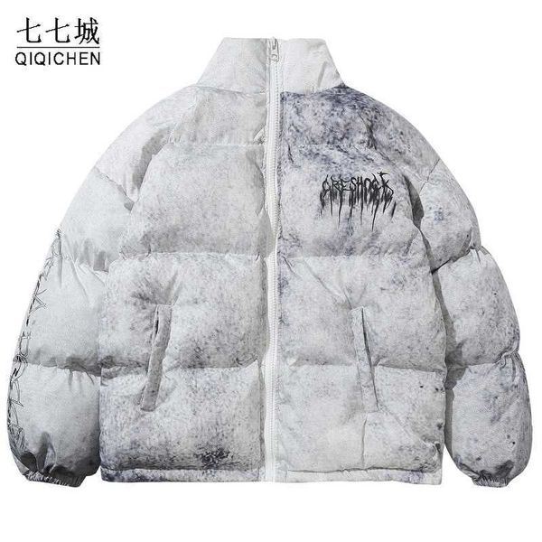 men's down parkas winter parka down jacket men hip hop harajuku splash ink padded jacket zipper warm stand collar padded coat women bla, Black
men's down parkas winter parka down jacket men hip hop harajuku splash ink padded jacket zipper warm stand collar padded coat women bla, Black