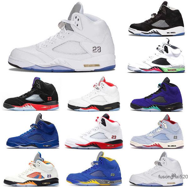new popular original 5 basketball shoes 5s men fire red alternate grape blue suede international flight laney royal metallic silver, Black
new popular original 5 basketball shoes 5s men fire red alternate grape blue suede international flight laney royal metallic silver, Black